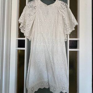 Avantlook Eyelet Mini Dress